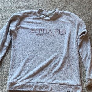 Alpha Phi Woolly Thread sweatshirt